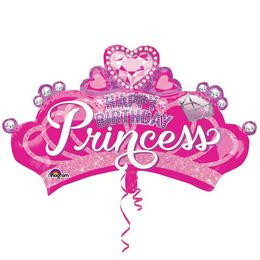 32 inch Princess Crown supershape fólia lufi