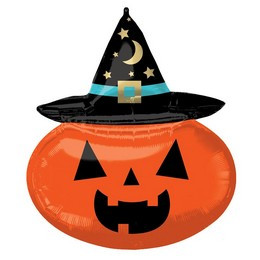 Boszi Tök - Witchy Pumpkin Super Shape Fólia Lufi Halloween-re