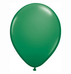 16 inch-es Green (Standard) Kerek Lufi 