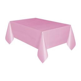 Rózsaszín Műanyag Parti Asztalterítő 1,4 m x 2,75 m