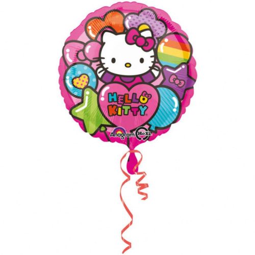 18 inch-es Hello Kitty Rainbow - Színes Vidám Fólia Lufi