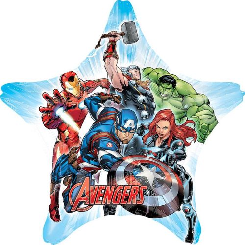 Bosszúállók - Avengers Csillag Alakú Jumbo Fólia Lufi