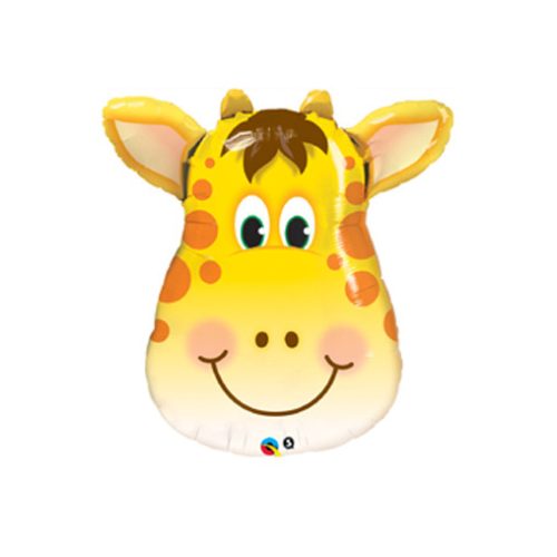 32 inch-es Jolly Giraffe - Zsiráf Fej Fólia Lufi