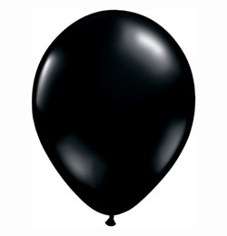 16 inch-es Onyx Black (Fashion) Kerek Lufi 